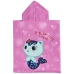 Serviette poncho avec capuche Gabby's Dollhouse Rose 50 x 115 cm