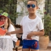 Calções de Banho Boxer para Meninos Spider-Man Vermelho