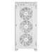 Boîtier ATX semi-tour Asus TUF GAMING GT302 TG ARGB Blanc Multicouleur