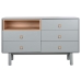 Komoda Home ESPRIT Niebieski Szary Naturalny polipropylen Drewno MDF 120 x 40 x 75 cm