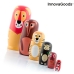 Matrjoschka aus Holz mit Tierfiguren Funimals InnovaGoods ‎IG815363 Holz (Restauriert A+)