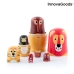 Matryoshka din lemn cu figurine de animale Funimals InnovaGoods ‎IG815363 Lemn (Recondiționate A+)