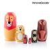 Matrjoschka aus Holz mit Tierfiguren Funimals InnovaGoods ‎IG815363 Holz (Restauriert A+)