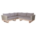 Sodo sofa Patsy Pilka Medžio Rotangas 235 x 230 x 64,5 cm