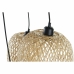 Stropna svjetiljka DKD Home Decor Crna Svijetlo smeđi Metal Bambus 50 W Tropsko 220 V 30 x 30 x 94 cm