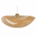 Pakabinamas apšvietimas DKD Home Decor Ruda Bambukas 40 W Šiaudinė kepurė su plačiais bryliais 220 V 70 x 34 x 20 cm