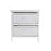 Kommode DKD Home Decor Hvid Bambus Paulonia træ 42 x 32 x 45 cm