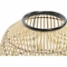 Bordlampe DKD Home Decor Svart Metall Brun Bambus (36 x 36 x 37 cm)