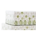 Guarda-Joias DKD Home Decor Branco Verde Bambu Madrepérola 25 x 15 x 12 cm (2 Peças)