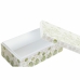 Guarda-Joias DKD Home Decor Branco Verde Bambu Madrepérola 25 x 15 x 12 cm (2 Peças)