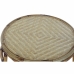 Bijzettafel DKD Home Decor Bamboe Rotan (60 x 60 x 42 cm)