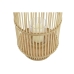 Κηροπήγιο DKD Home Decor Καφέ Φυσικό Bamboo Κρυστάλλινο 26 x 26 x 69 cm (2 Τεμάχια)