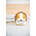 Kussen Crochetts Wit Leeuw 23 x 24 x 9 cm