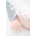 Pagalvėlė Crochetts Balta Pilka Rožinė Triušis 24 x 34 x 9 cm