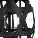 Lanterne Κηροπήγιο Μαύρο Bamboo Κρυστάλλινο 29 x 29 x 37 cm