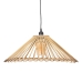 Candeeiro de teto 57 x 57 x 20,5 cm Natural Bambu 220 V 240 V 60 W (2 Unidades)