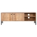 Mobile TV Home ESPRIT Marrone Nero Metallo Acacia 145 x 40 x 52 cm