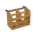 Escorredor de Talheres Bambu 16 x 12.5 x 10 cm