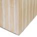 Bougeoir Beige Bambou Bois MDF 10,5 x 10,5 x 21 cm