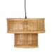 Ceiling Light Black Natural Wood Bamboo 220-240 V 34 x 34 x 26,5 cm