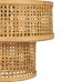 Taklampa Svart Naturell Trä Bambu 220-240 V 34 x 34 x 26,5 cm