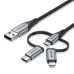 USB-kabel Vention CQJHF 1 m Grå