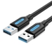 USB-kábel Vention CONBI Fekete 3 m (1 egység)