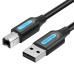 Cabo USB Vention COQBJ Preto 50 cm (1 Unidade)