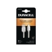 Καλώδιο USB DURACELL USB5031W 1 m Λευκό