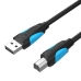 USB-kábel Vention VAS-A16-B300 Fekete 3 m (1 egység)