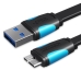 USB laidas Vention VAS-A12-B100 1 m Juoda (1 vnt.)