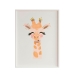 Cadre Crochetts Multicouleur 33 x 43 x 2 cm Girafe