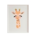 Quadro Crochetts Multicolore 33 x 43 x 2 cm Giraffa