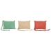 Almofada Home ESPRIT Verde Bege Coral 30 x 10 x 20 cm (3 Unidades)