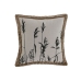 Cojín Home ESPRIT Negro Beige Flecos Boho 45 x 45 cm