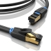 UTP категория 6 твърд мрежови кабел Vention IKABL Черен 10 m