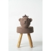 Tabouret Crochetts Marron 34 x 55 x 34 cm Ours