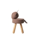 Tabouret Crochetts Marron 34 x 55 x 34 cm Ours