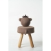 Tabouret Crochetts Marron 34 x 55 x 34 cm Ours