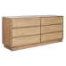 Kommode Home ESPRIT Natur Hrast Tropisk 182 x 45 x 81 cm