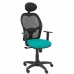 Biroja krēsls ar galvas atbalstu P&C B10CRNC Tirkīzzaļš