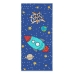 Badhandduk HappyFriday Mr Fox Space Rocket Multicolour 70 x 150 cm