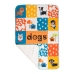 Coperta HappyFriday Mr Fox Dogs Multicolore Microfibra 110 x 140 cm (Cane)