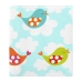 Toalla de baño HappyFriday Mr Fox Little Birds Multicolor 70 x 150 cm
