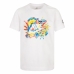 Barn T-shirt med kortärm Nike Sport Splash  Vit