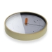 Relógio de Parede Versa Branco Castanho Plástico Quartzo 4 x 30 x 30 cm