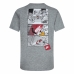 Camisola de Manga Curta Infantil Nike Icons Of Play Cinzento