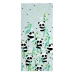 Badhanddoek HappyFriday Moshi Moshi Panda Garden Blue Multicolour 70 x 150 cm