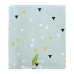 Bath towel HappyFriday Moshi Moshi Panda Garden Blue Multicolour 70 x 150 cm