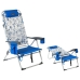 Pludmales krēsls Zils 106 x 47 x 45 cm